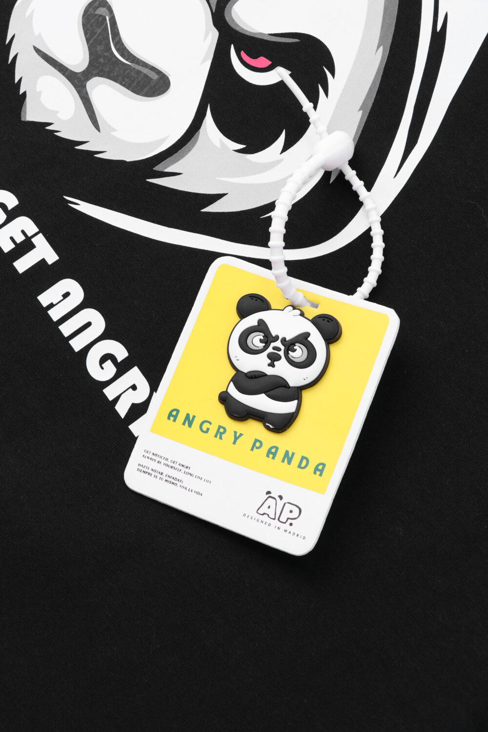 Camiseta Angry Panda Get Noticed Get Angry - Imagen 5