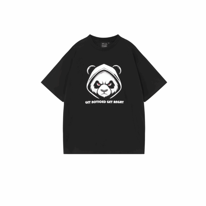 Camiseta Angry Panda Get Noticed Get Angry
