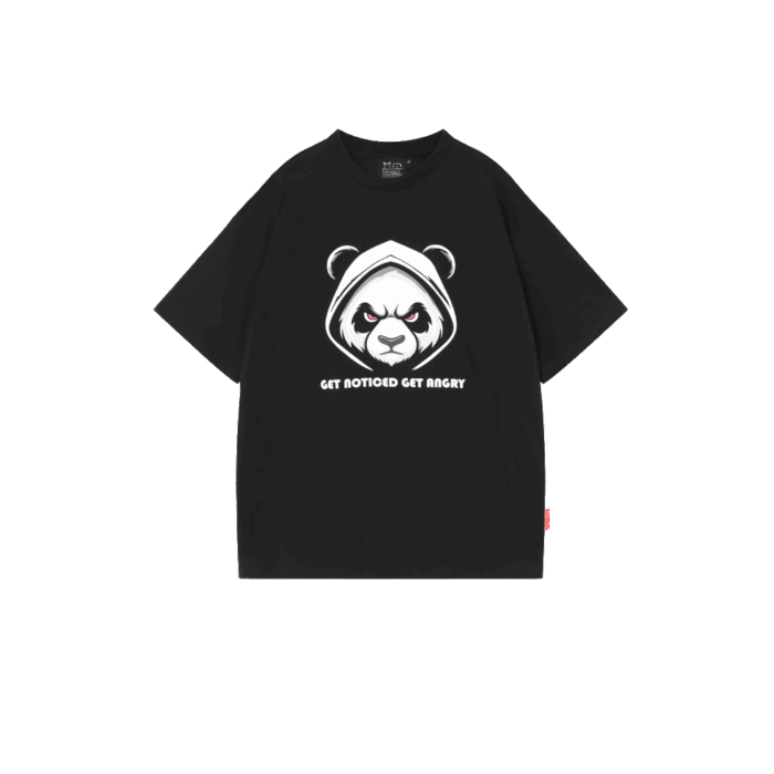 Camiseta Angry Panda Get Noticed Get Angry